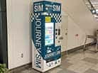 プリペイド式SIMの自動販売機