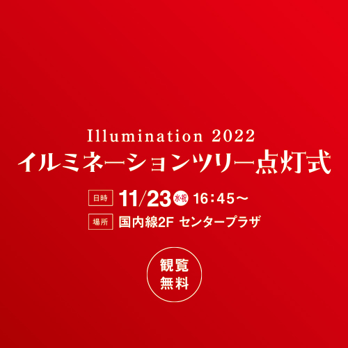 【観覧無料】Illumination 2022 イルミネーションツリー点灯式